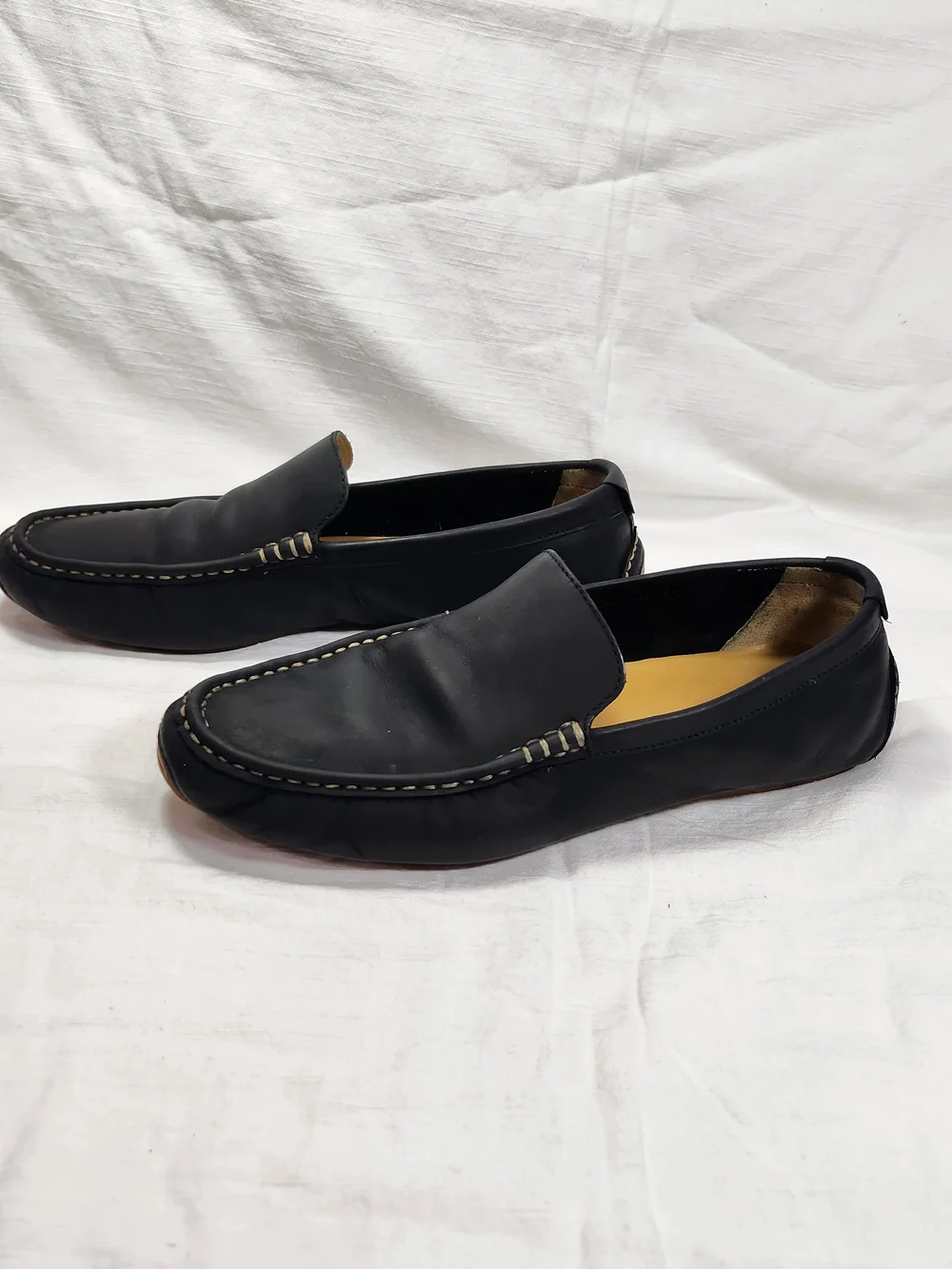 Cole Haan Black Leather Driving Loafers Slip On Shoes Men's Size 12M